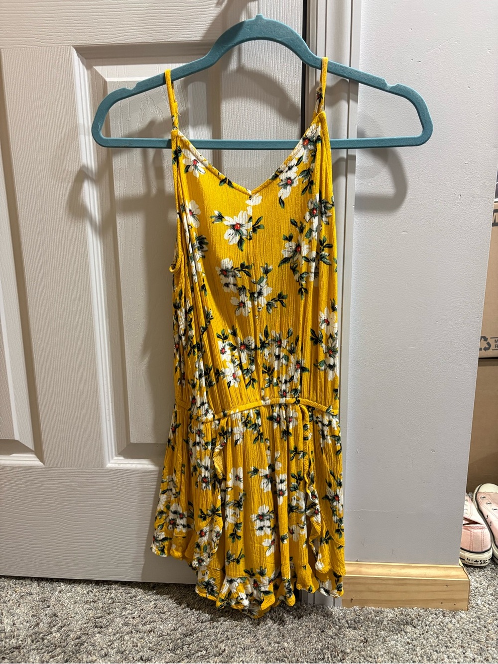 Arizona Yellow Floral Romper